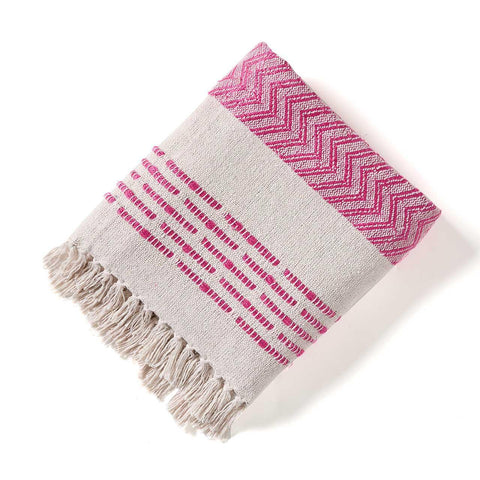 Rethread Throw | Blossom Pink Burl