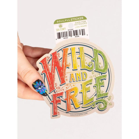 Vinyl Sticker | Wild And Free