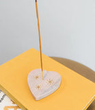 Jaipur Pink Marble Heart Incense Holder