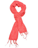 Brushed Woven Scarf | Cherry