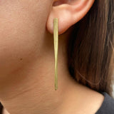Paddle Post Earrings | Gold