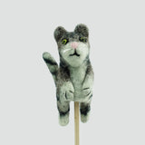 Felted Wool Finger Puppet | Cat