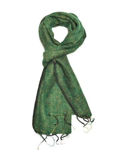 Brushed Woven Scarf | Lime