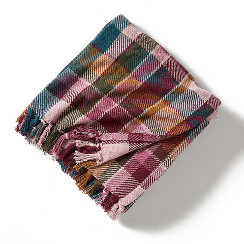Rethread Throw | Large | Lake Tahoe Plaid