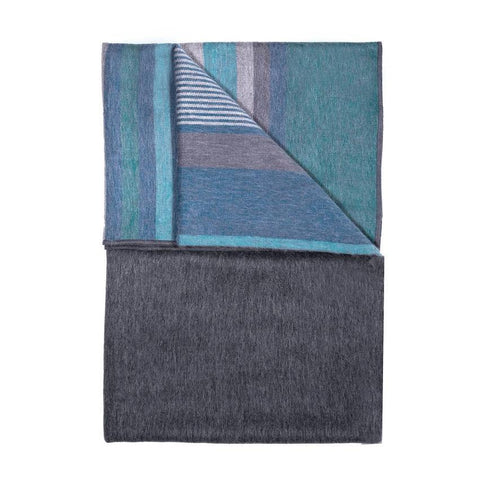 Alpaca Throw | Dark Sea