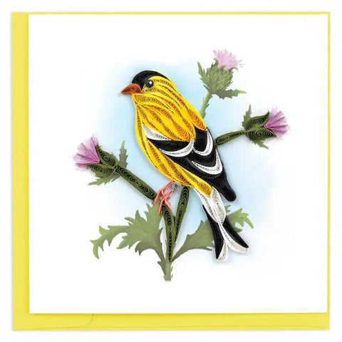 American Goldfinch Quilling Card