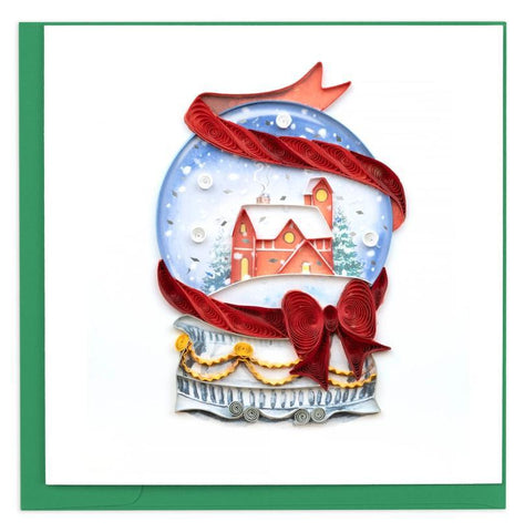 Snow Globe Quilling Card