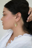 Sayuri Ginkgo Leaf Hoop Earrings