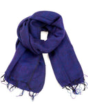 Brushed Woven Shawl | Violet