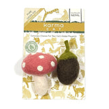 Cat Toy | Mushroom and Acorn | Set of 2