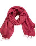 Brushed Woven Shawl | Dusty Pink