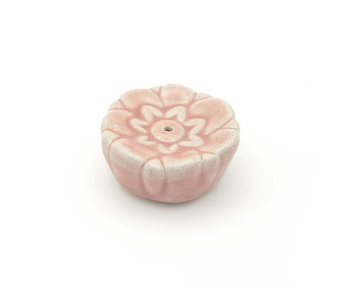 Ceramic Incense Holder | Pink Lotus Blossom