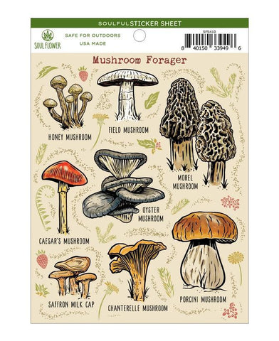 Sticker Sheet | Mushroom Forager