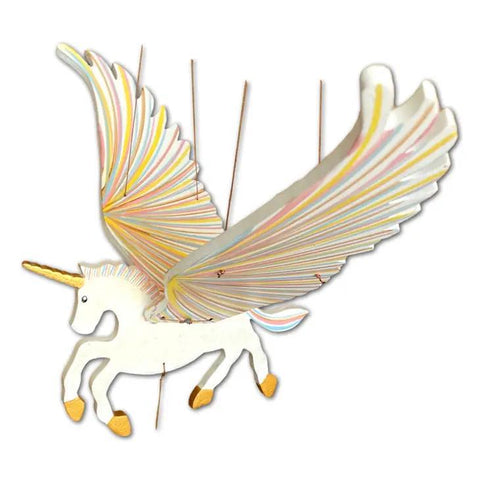 Flying Mobile | Unicorn | Golden