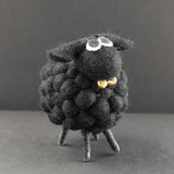 Felted Wool Sheep | Black