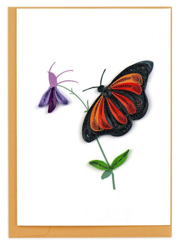 Quilling Card Gift Enclosure | Monarch Butterfly