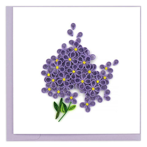 Lilac Quilling Card