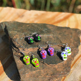 Ceramic Skeleton Earrings
