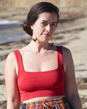 Square Neck Crop Top | 11 colors