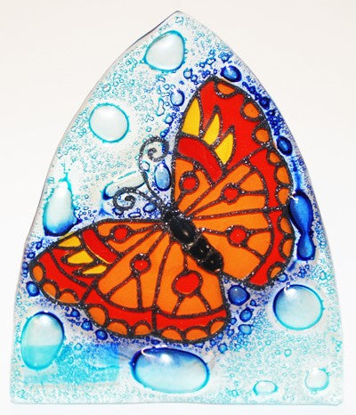 Recycled Glass Night Light  | Butterfly