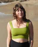 Square Neck Crop Top | 11 colors