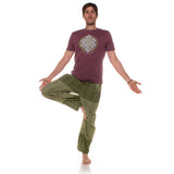 Unisex Patchwork Pants | Green | 5 sizes