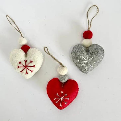 Wool Ornament | Heart
