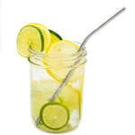Straw Single | Curved Metal