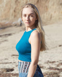 High Neck Crop Top | 11 colors