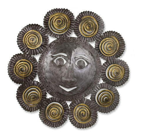 Haitian Metal Art | Full Bloom Sun