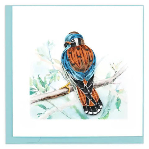 American Kestrel Quilling Card