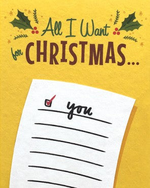All I Want Christmas