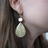 Twilight Teardrop Earrings | Gold