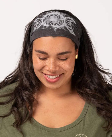 Boho Headband | Moon Goddess | Eco Black
