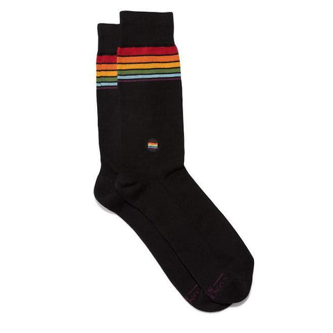 Socks That Save LGBTQ Lives | Classic Rainbow Stripe