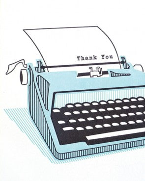 Typewriter Thank You