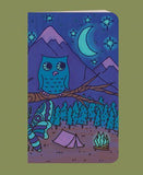 Recycled Notebook | Funky Scenes | Owl & Moon