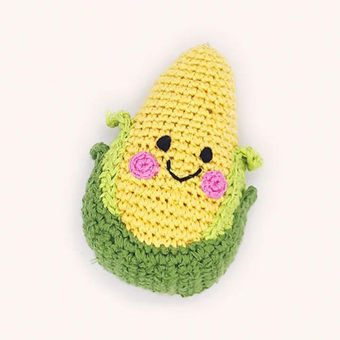 Knit Rattle | Friendly Sweetcorn