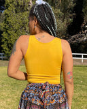 High Neck Crop Top | 11 colors