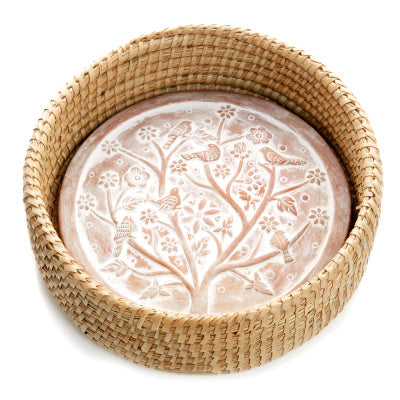 Breadwarmer & Basket | Birds of a Feather