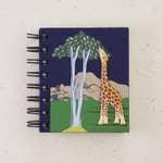 Eco-Friendly Notebook | Small | Giraffe Dark Blue