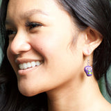 Ceramic Skeleton Earrings