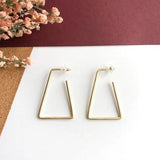 Isosceles Hoop Earrings | Gold