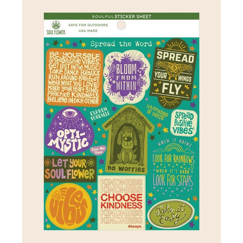 Sticker Sheet | Spread The Word