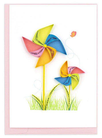 Quilling Card Gift Enclosure | Pinwheels