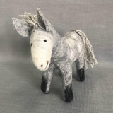 Felted Wool Horse | Dapple Grey | 2 sizes