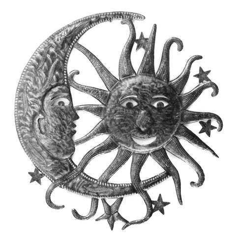 Haitian Metal Art | Sun Setting in the Moon