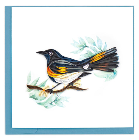 American Redstart Quilling Card