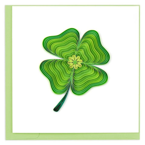 Lucky Clover Quilling Card