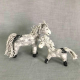 Felted Wool Horse | Dapple Grey | 2 sizes